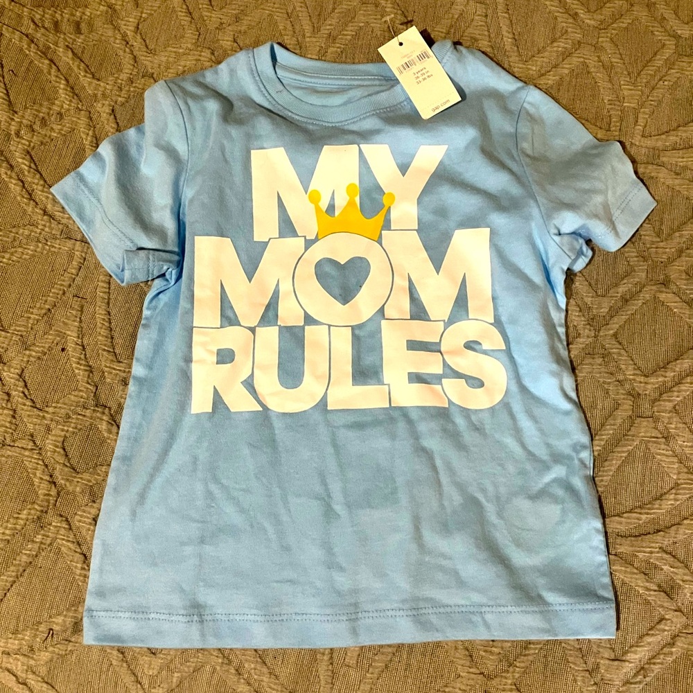 Gap T-shirt “My Mom Rules” | 3T